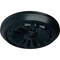 Ekena Millwork Olivia Ceiling Medallion (Fits Canopies up to 2 1/8"), Hand-Painted Night Shade, 7 7/8"OD x 1 1/8"P CM07OLNSF - alternate 3